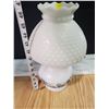 Image 1 : Homesteaders milk glass coal oil lamp