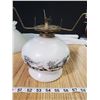 Image 5 : Homesteaders milk glass coal oil lamp