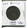 Image 1 : 1899 LARGE BRITISH ONE PENNY