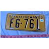 Image 1 : 1950 SASKATCHEWAN LICENSE PLATE