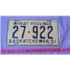 Image 1 : 1951 SASKATCHEWAN LICENSE PLATE