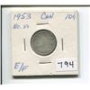Image 1 : 1953 NSS CANADIAN TEN CENT PIECE