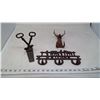 Image 1 : WELCOME SIGN, DOOR STOP, DEER HOOK, ALL METAL