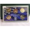 Image 1 : U.S. 2001S State Quarters Proof Set. New York, North Carolina, Rhode Island, Vermont, Kentucky. All 