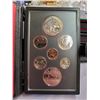 Image 1 : 1980 7-piece Specimen Set with Polar Bear silver dollar.