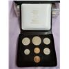 Image 1 : 1976 7-piece Double Cent Specimen Set in case of issue.