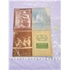 Image 1 : 4 vintage exercise books some full of school notes, some empty