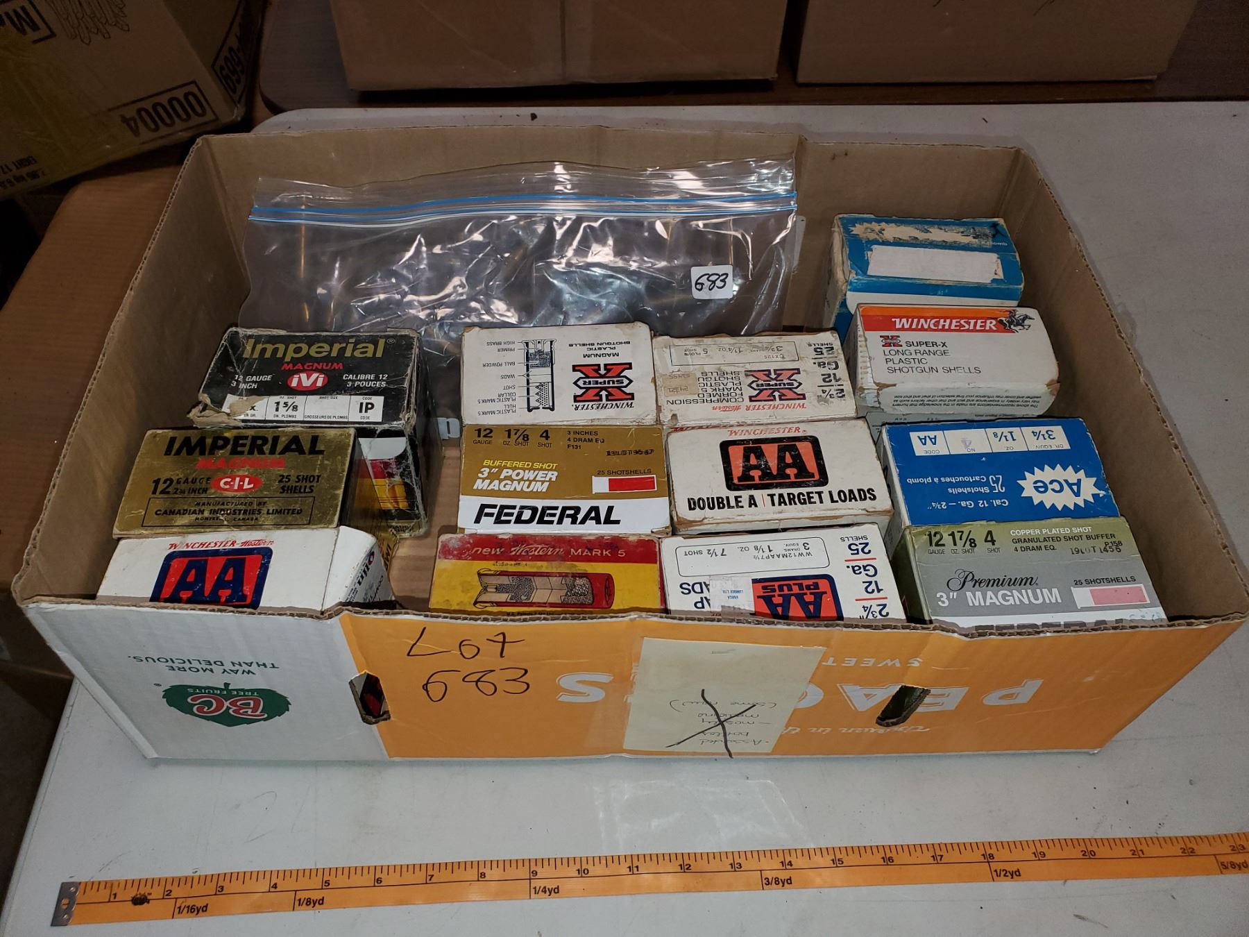 LOT OF SPENT BRASS SHELLS SHOT GUN SHELLS MISC SHOT GUN BOXES - Schmalz ...