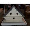Image 1 : WOODEN BIRD HOUSE 24" X 24" X 16"H