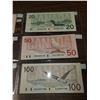 Image 6 : series of Canadian bills $2 - $100 1986-1991