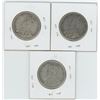 Image 2 : Lot of 3 Canadian 50 cent pieces 1916-1917-1918