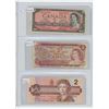 Image 1 : Lot of 3 $2 bills 1954, 1974, 1986