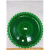 Image 1 : Green Depression Cake Plate Windsor pattern