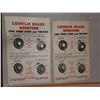 Image 2 : 2 CARDBOARD/PAPER BRAKE POSTERS-FORD CARS & TRUCKS 13.5" X 21.5"