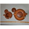 Image 2 : 2 MEDALTA BEAN POTS- ONE HAS MISMATCHED LID