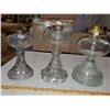 Image 2 : 3 COAL OIL LAMPS 2 #2 AND 1 #1