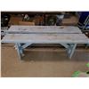 Image 1 : 2 GARDEN BENCHES PINE 60" LONG