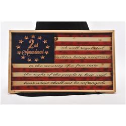 DONATION- WOODEN FLAG