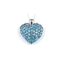 20CAI-44 BLUE TOPAZ PENDANT