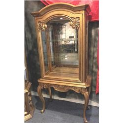 20TMO-226 GILT DISPLAY CABINET