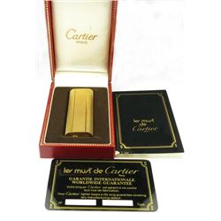 20CAI-56 CARTIER GOLD TONE LIGHTER