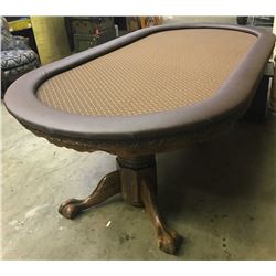 20CM-1 OAK POKER TABLE