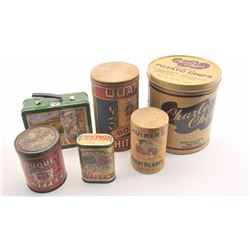 20TMO-1039 ADVERTISING TIN LOT