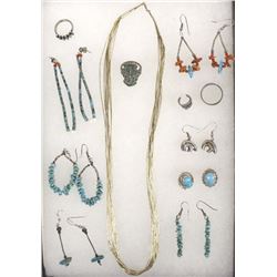 Collection of Native American Jewelry Plus