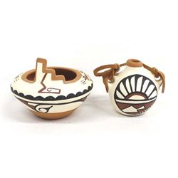 2 Pieces of Jemez Pueblo Pottery