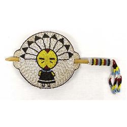 Native American Zuni Beaded Stick Barrette