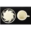 Image 2 : Miniature Acoma Ceramic Pottery Cup and Saucer