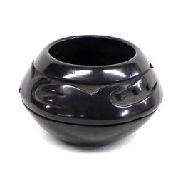 Historic Native American Santa Clara Pottery Bowl