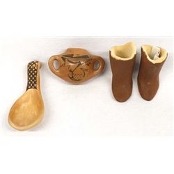3 Pieces of Native American Hopi Pottery