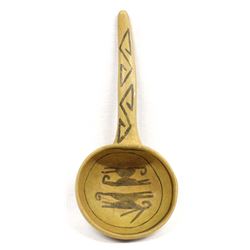 Prehistoric Native American Jeddito Pottery Ladle