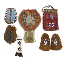 Collection of Antique Native American Beadwork