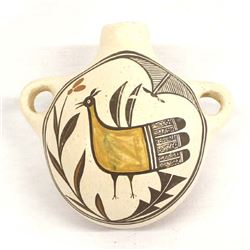 Historic Zia Pueblo Pottery Canteen