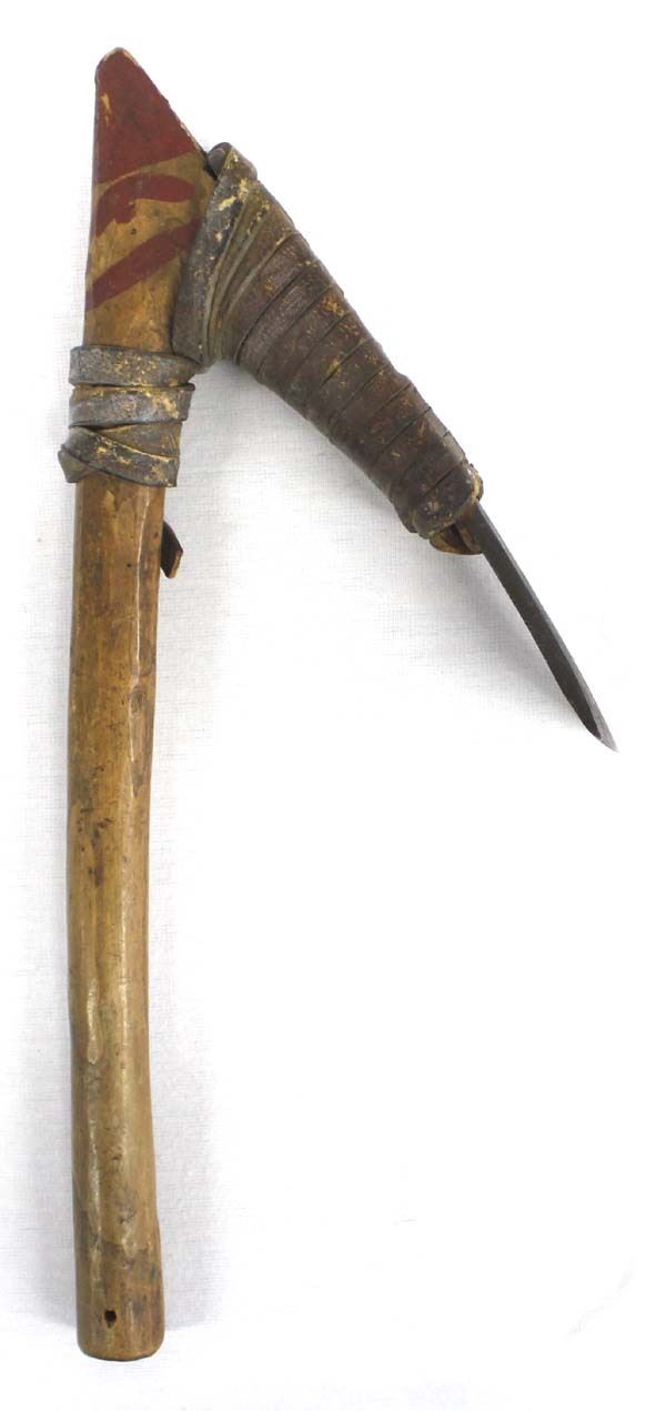 Vintage African Tribal Carved Wood Adze