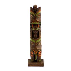 Alaskan Trading Post Totem Pole by Kiana