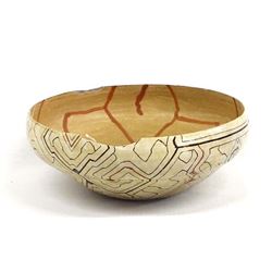 Vintage Shipibo Pottery Bowl
