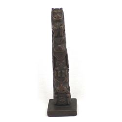 Vintage Tourist Trading Post Ceramic Totem Pole