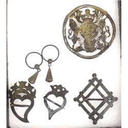 Antique Native American Fur Trader Era Jewelry