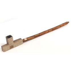 Vintage Assiniboine Carved Catlinite Pipe