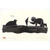 Image 2 : Canadian Inuit Stonecut Print by Henry Napartuk