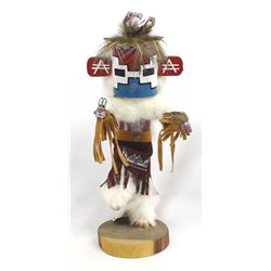 Navajo Snow Kachina by Kimberly Yazzie