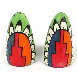 Early Tesuque Pottery Salt & Pepper Shakers