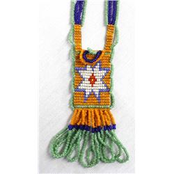 Vintage Plains Indian Beaded Necklace