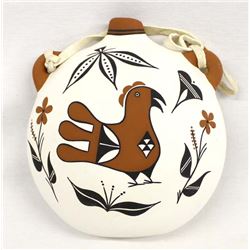 Laguna Hand Painted Ceramic Pottery Canteen