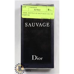 100ML BOTTLE OF SAUVAGE BY DIOR