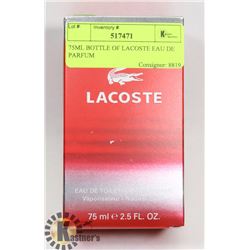75ML BOTTLE OF LACOSTE