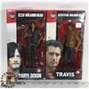 Image 1 : LOT OF 2 FIGURES-WALKING DEAD DARRYL DIXON AND